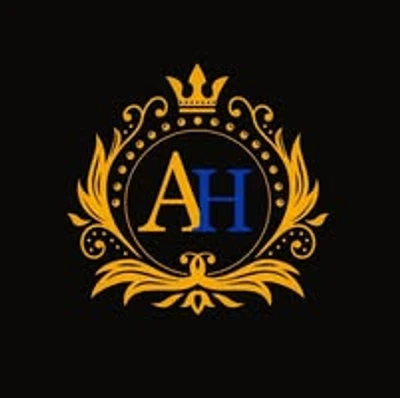 Logotipo AH de A Hotel Boutique Pelluhue