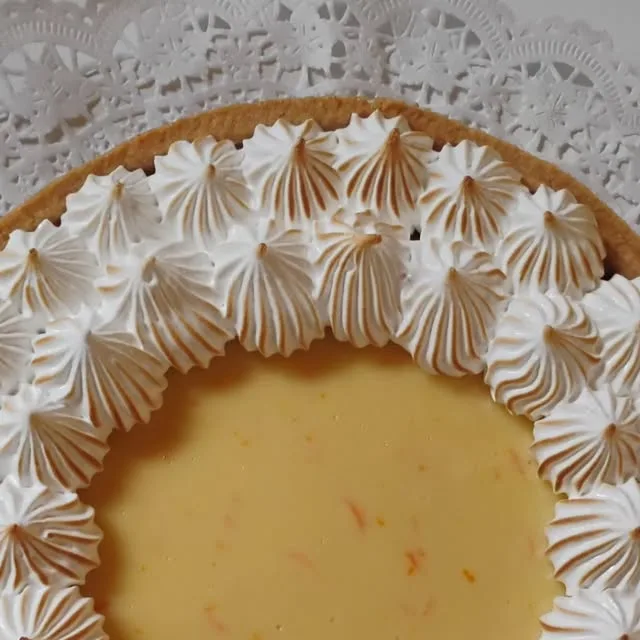 Pie de naranja con merengue italiano de Acuérdate de Mí