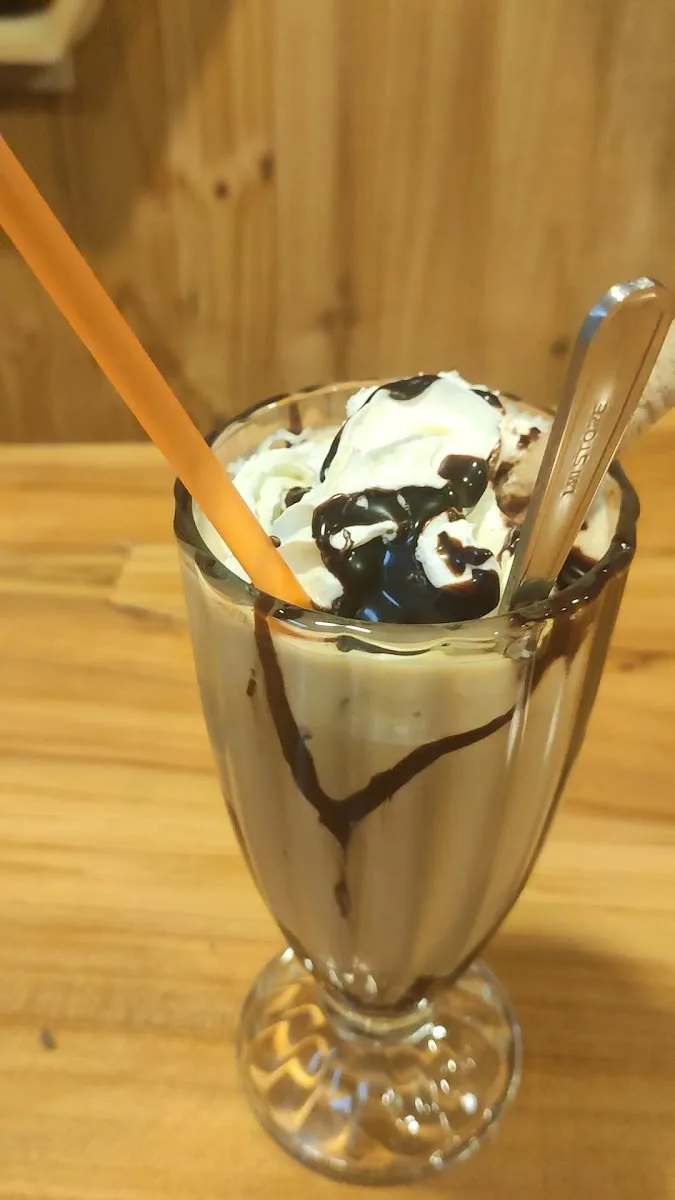 Café batido de la cafetería