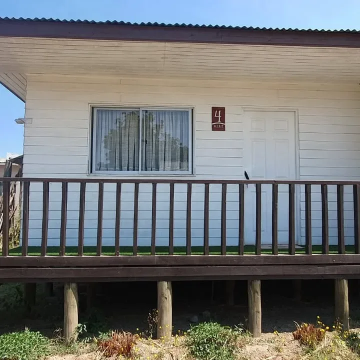 La llegada — Cabañas del Pinar, Curepto