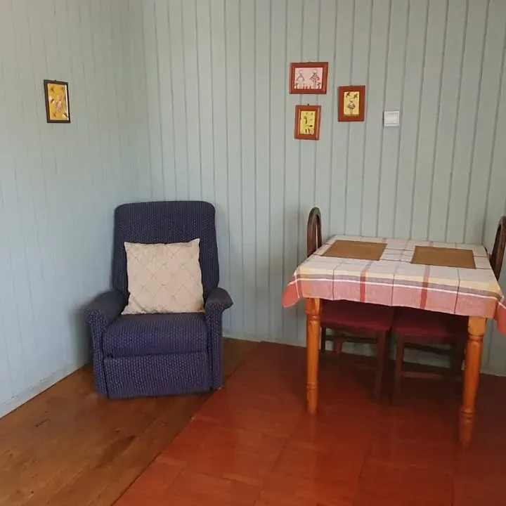 El estar — Cabañas del Pinar, Curepto