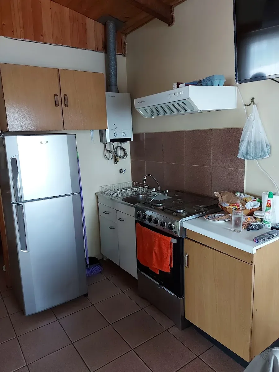 La cocina — Cabañas Villa Verde, Pelluhue