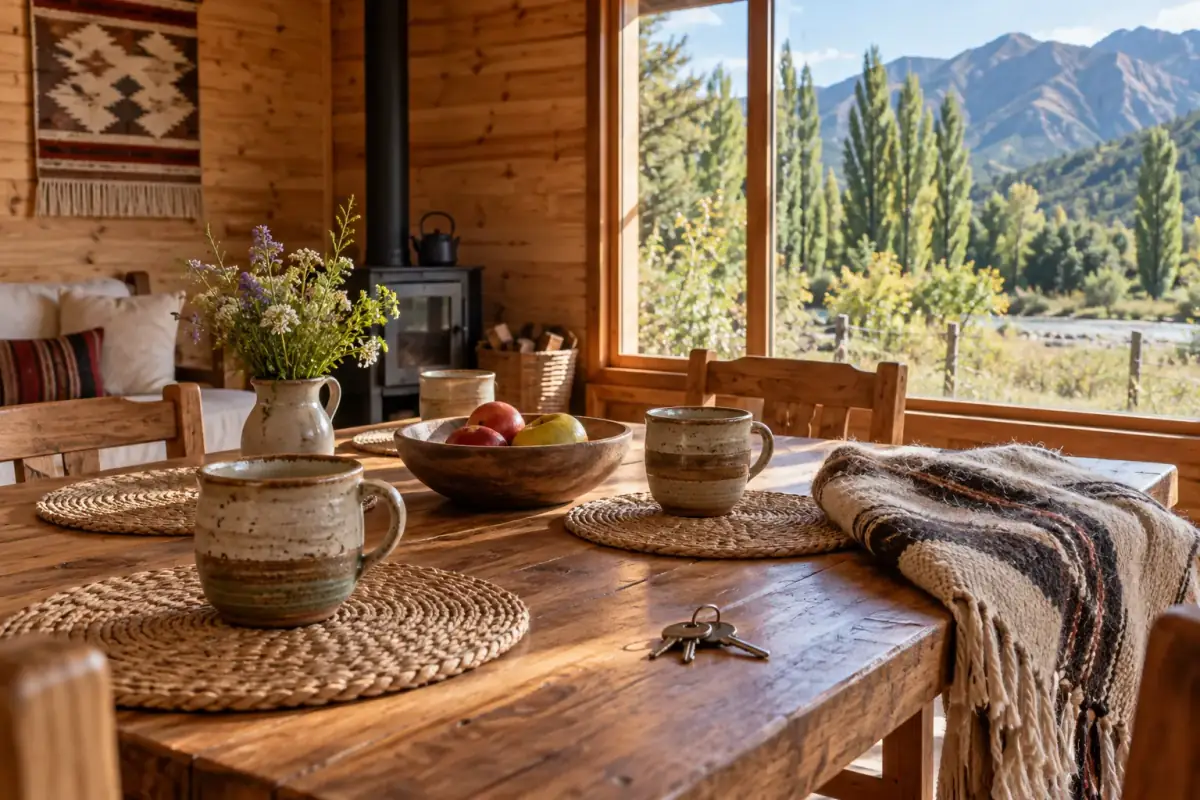 Mesa de campo — Cabañas Vista Hermosa