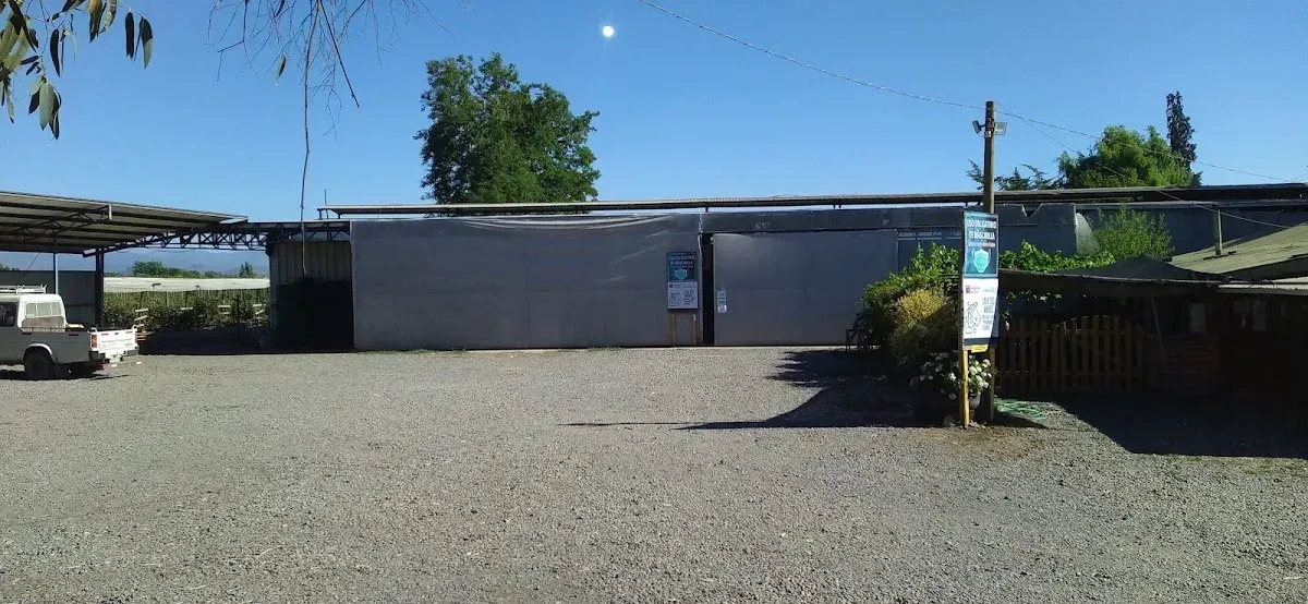 El portón de entrada de la casa, de frente a la calle principal de Romeral