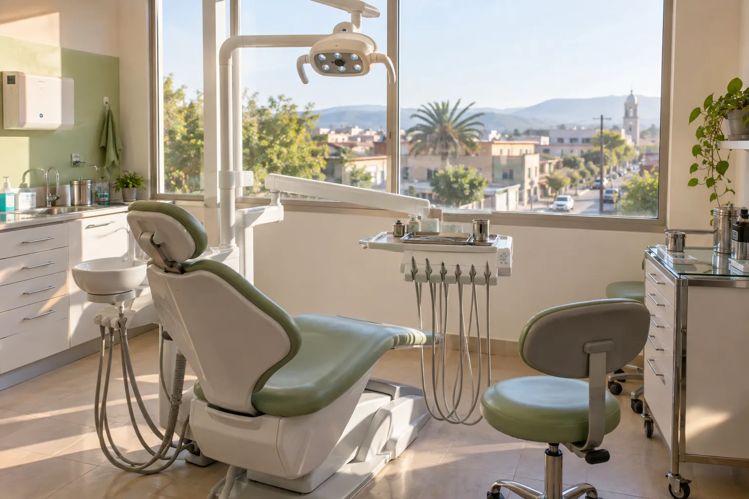 Box dental de Clínica Dental Bilbao con vista a Curicó