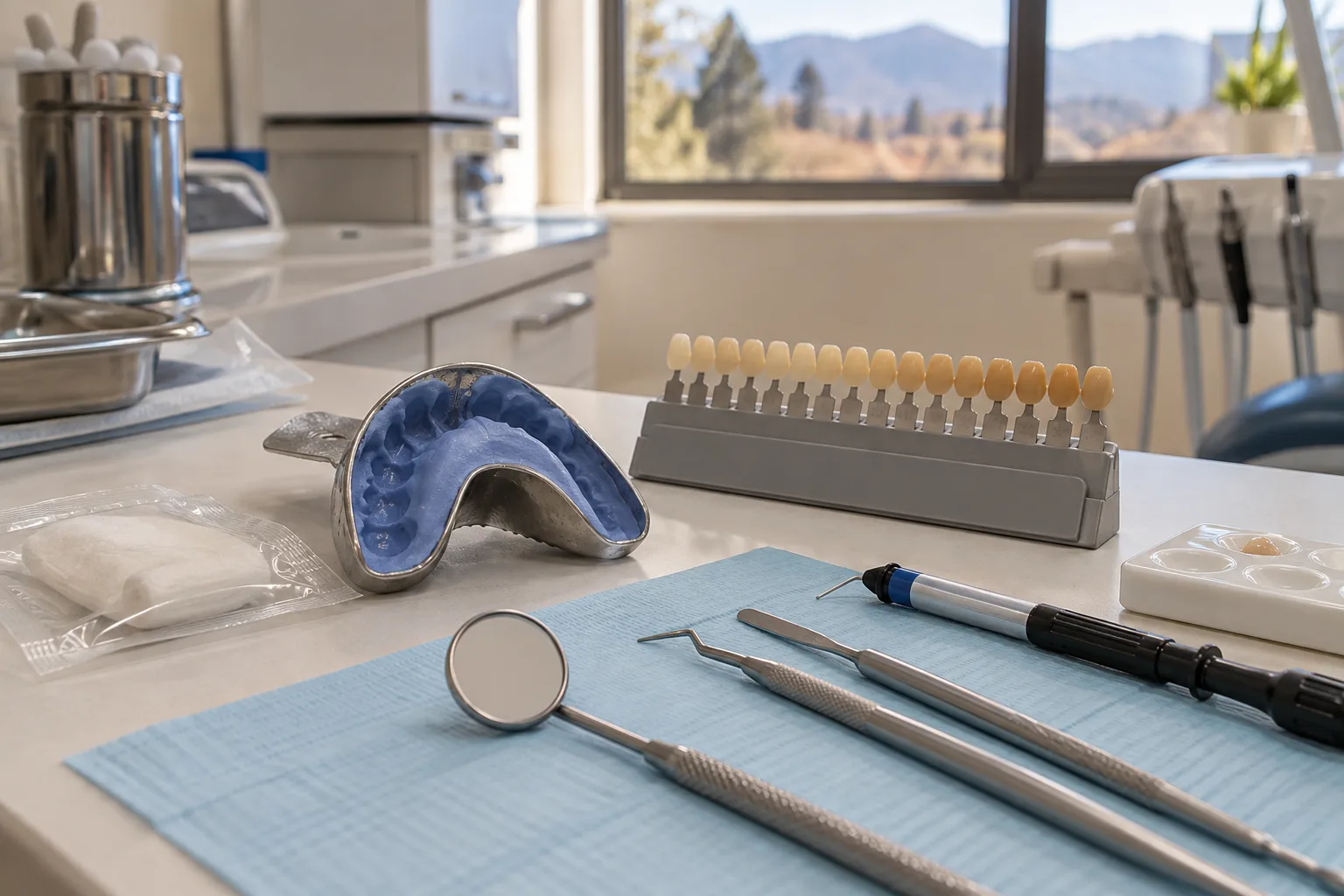 Limpieza dental con ultrasonido en el box de atención