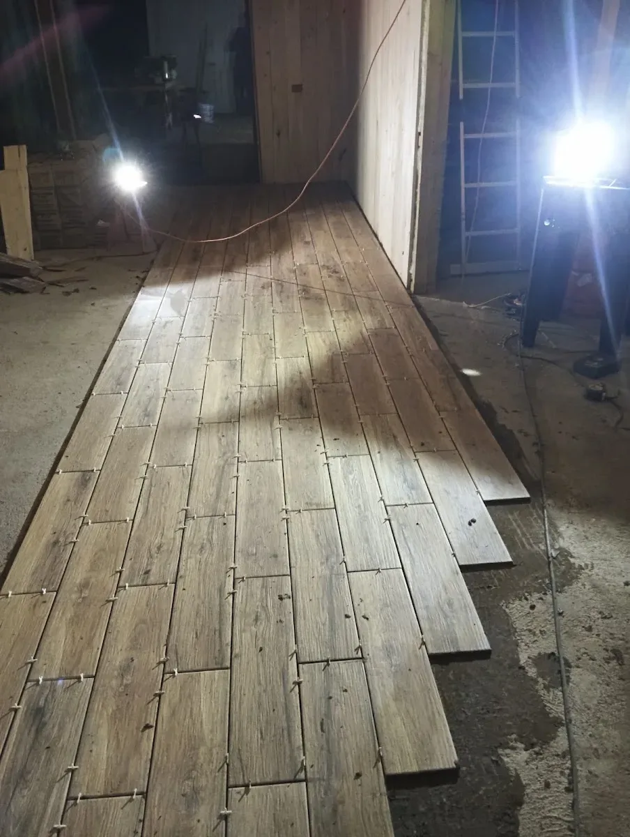 Instalación de piso de madera flotante