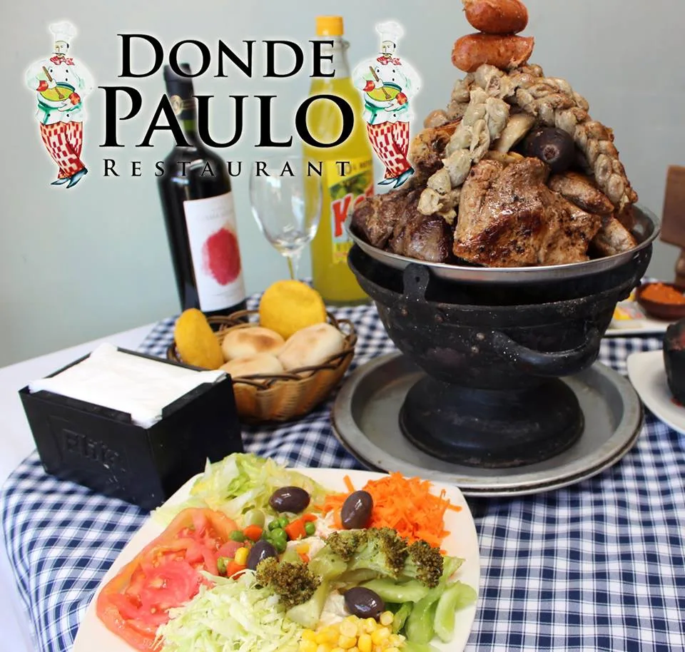 Sello de Donde Paulo con su torre de parrilla