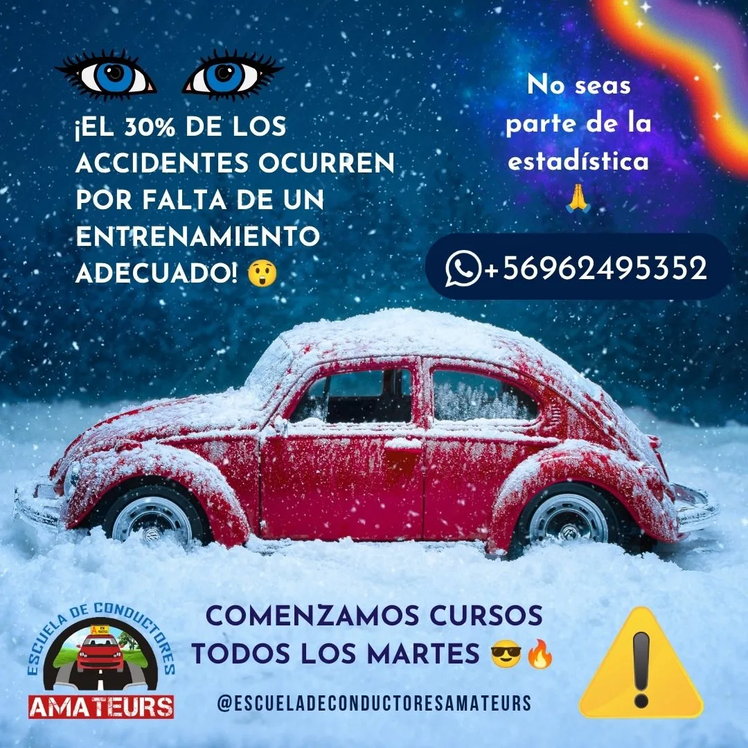 Afiche real de la escuela: comenzamos cursos todos los martes