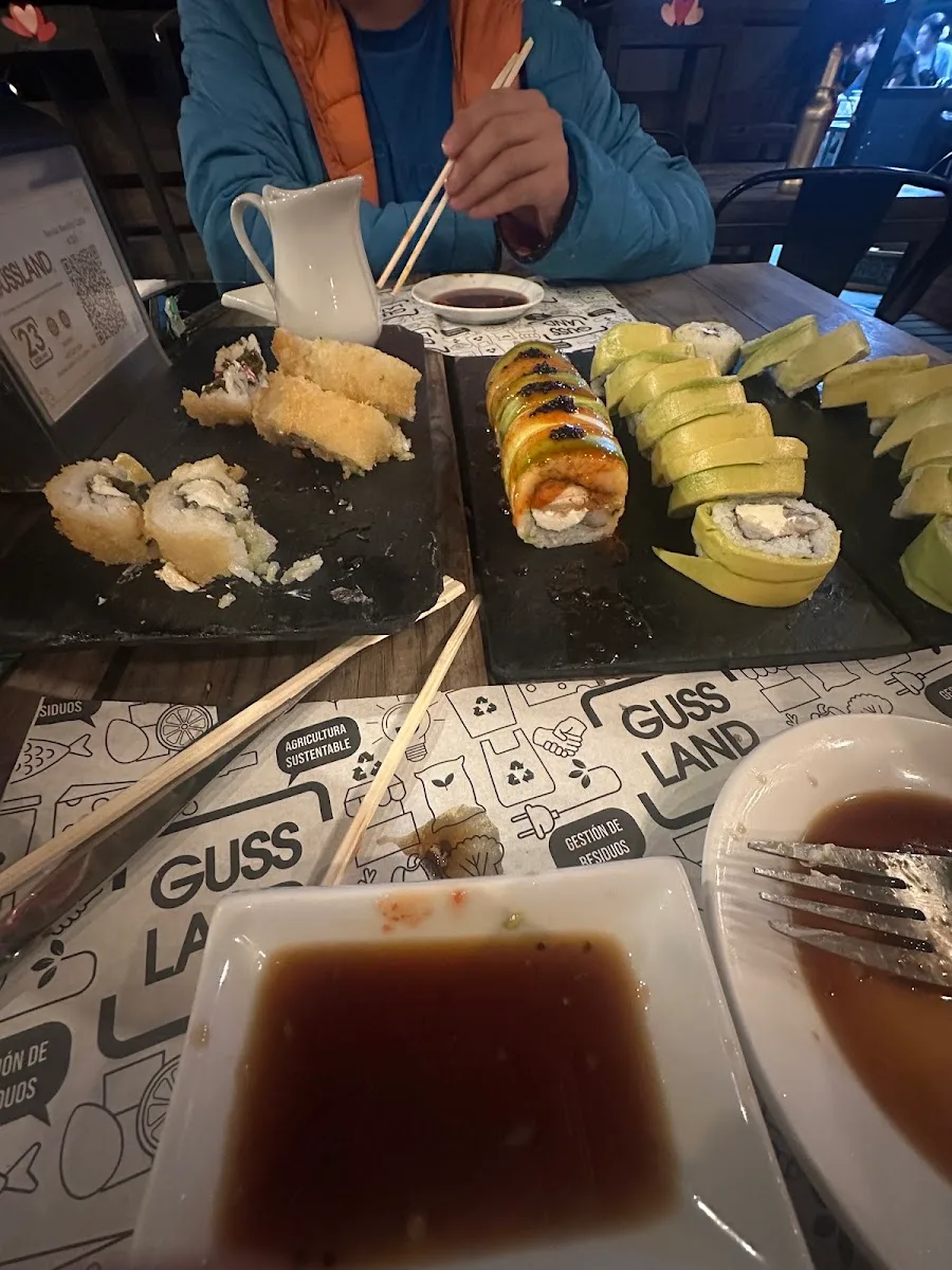 Rolls de sushi de Gussland