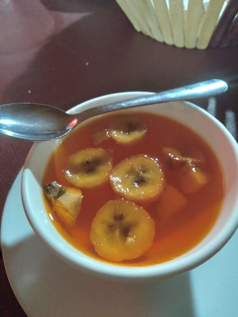 Sopa casera en Hostal Eben-Ezer