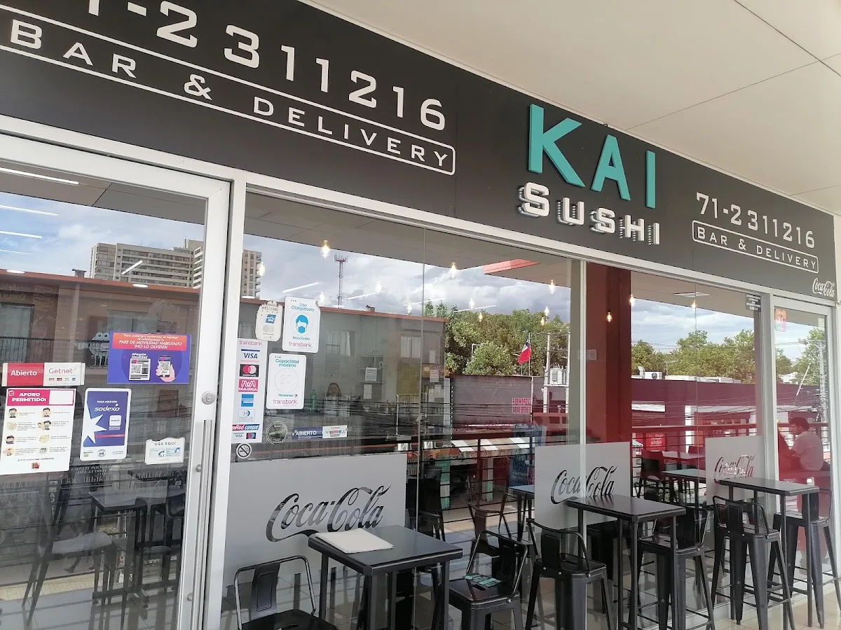 Fachada de Kai Sushi Bar & Delivery en Dos Norte, Talca