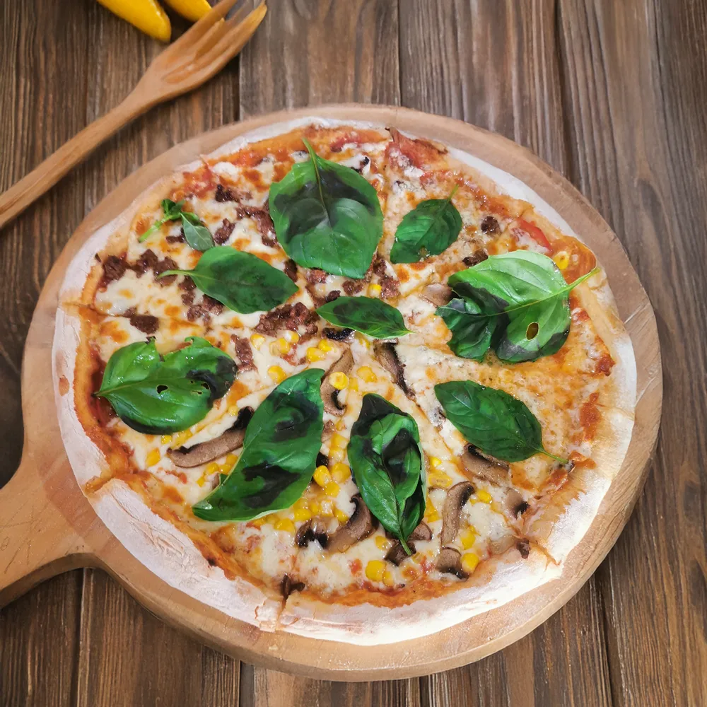 Pizza de Kochü recién salida del horno