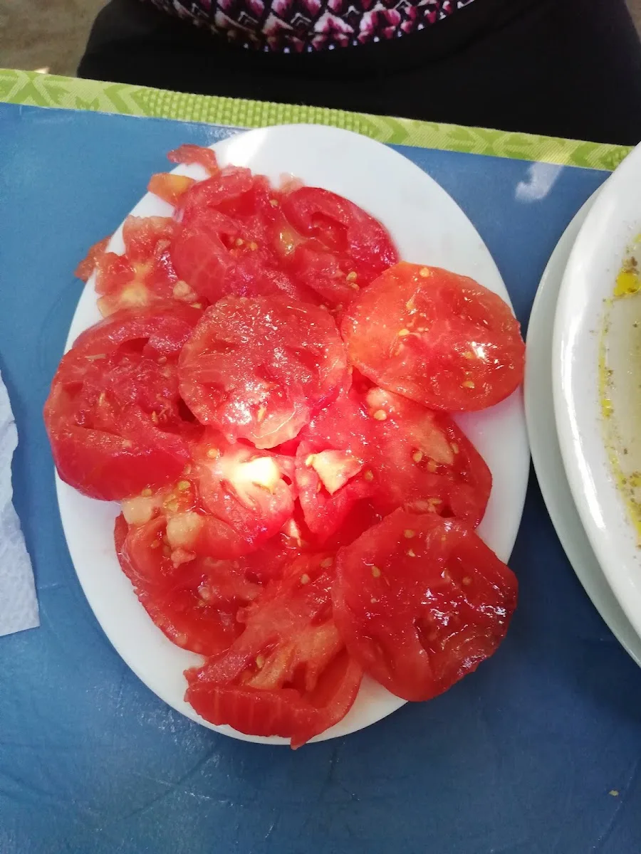 Ensalada chilena de tomate de La Casona