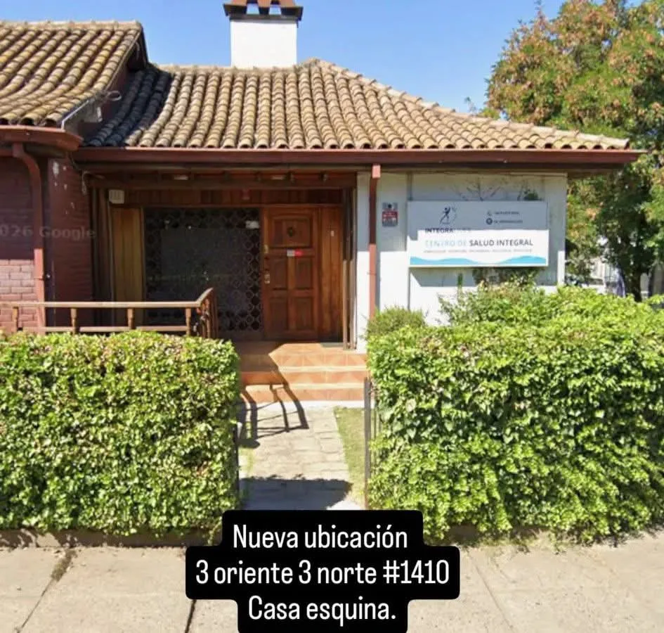 Fachada casa esquina de Integra Centro de Salud Integral en 3 Norte 1410, Talca