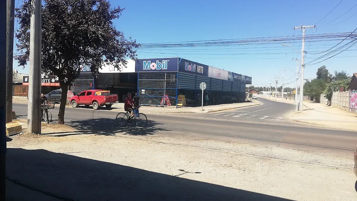 Lubricentro Arto visto desde Av. Huamachuco