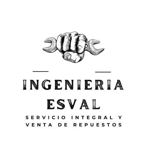 Logo de Ingeniería Esval: puño grabado sosteniendo una llave