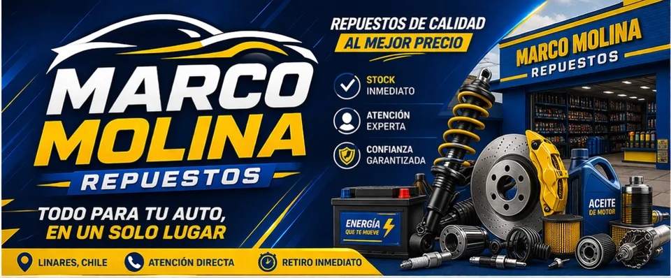 Aviso publicado por Marco Molina Repuestos en su página de Facebook