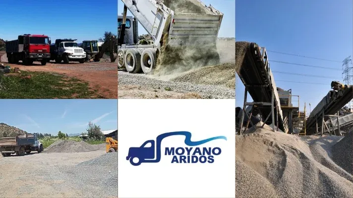 Planta de áridos de Moyano Áridos en Bajos de Lircay, San Clemente