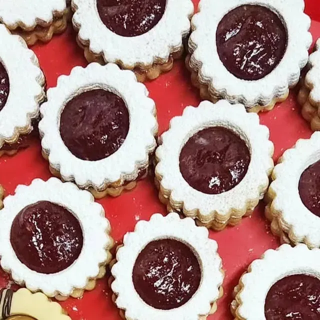 Galletas con mermelada de Pastelería Paris