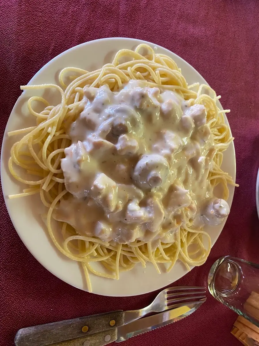 Pasta del día servido en La Esquina