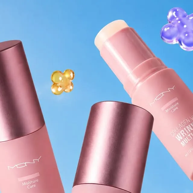 Multi balm rosado de Moisture Care: barra de colágeno presentada en sus posts de Instagram