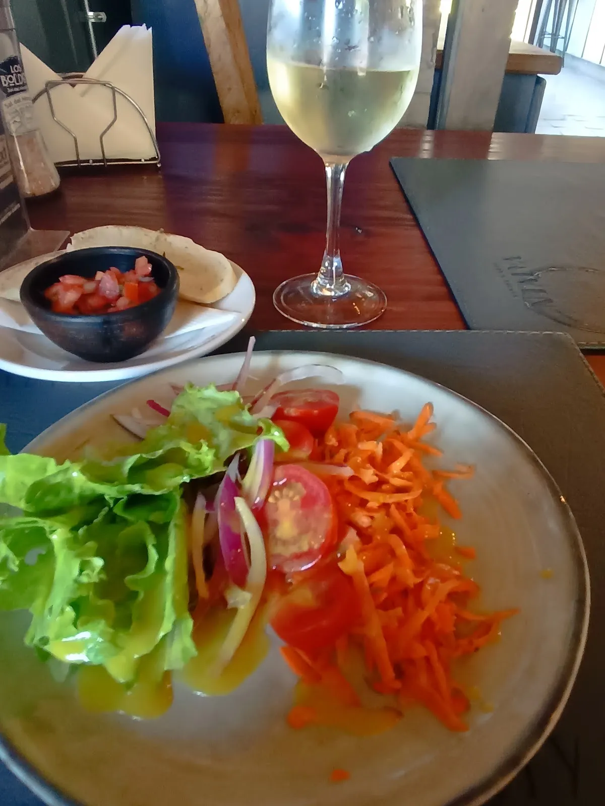 Filete de salmón servido en Vaivén