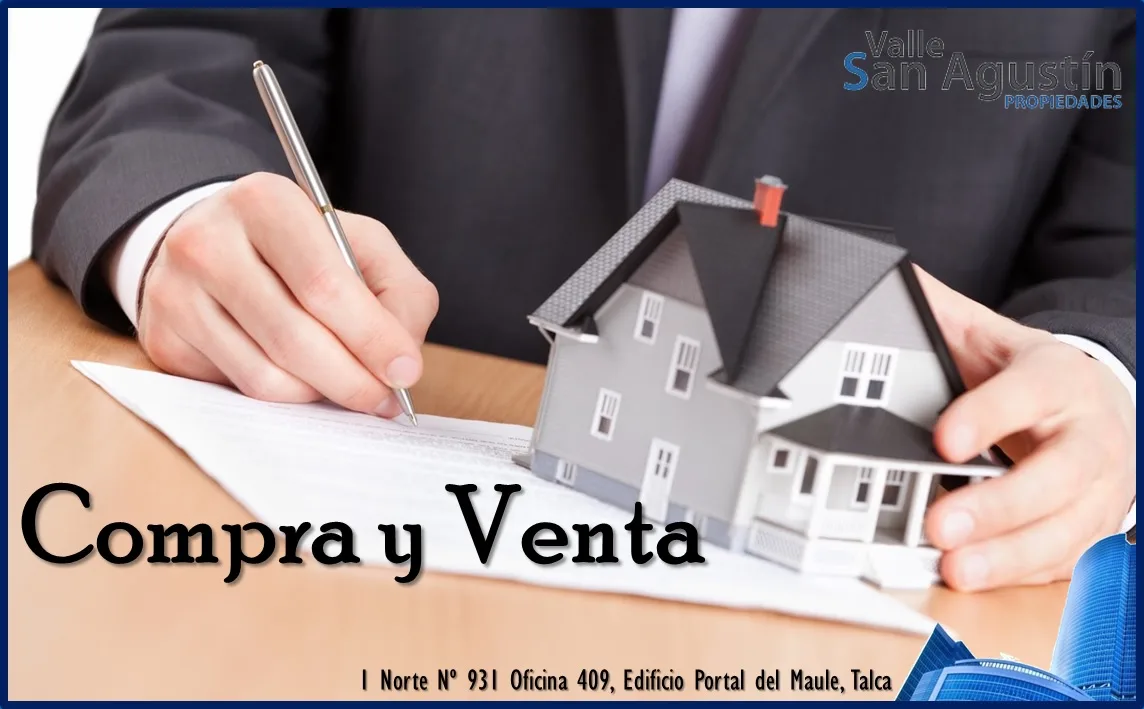 Pieza gráfica de Valle San Agustín para compra y venta de propiedades