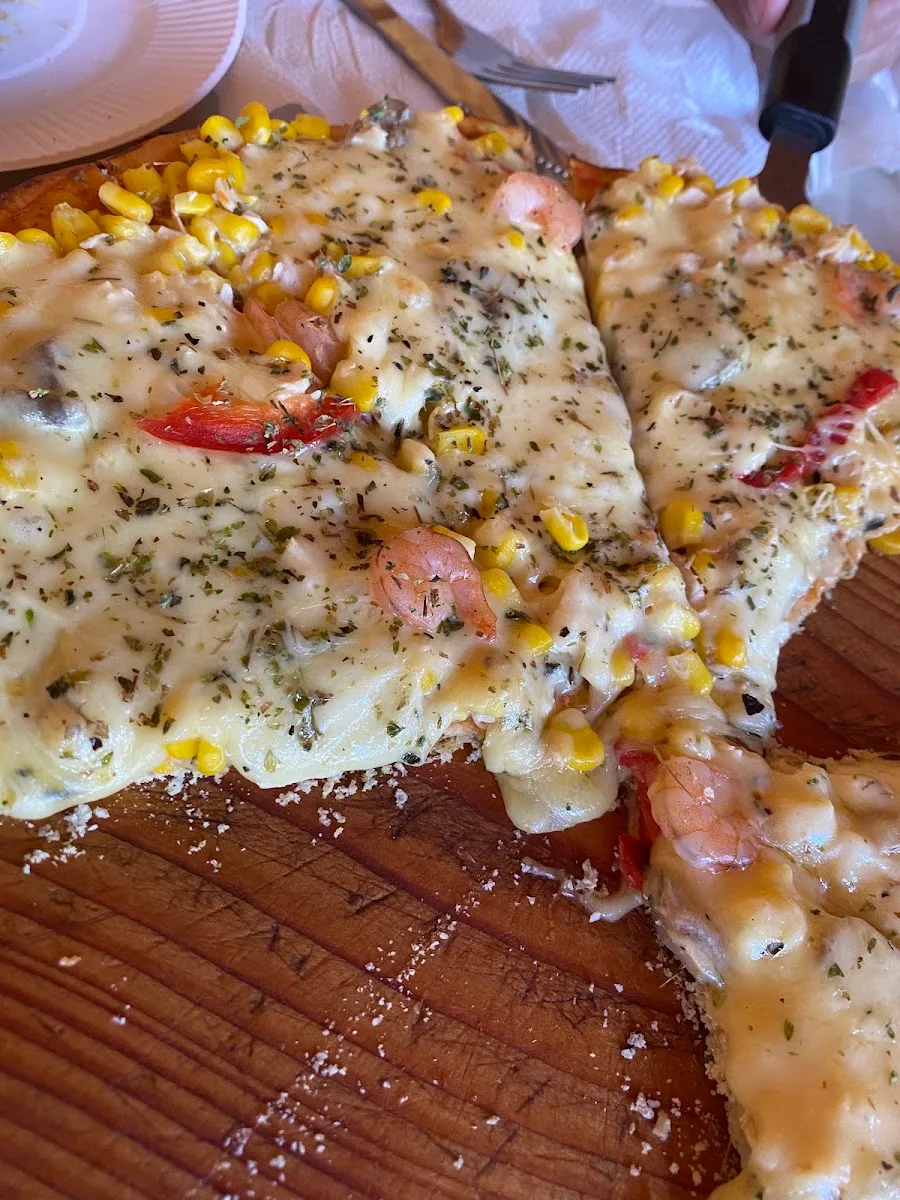 Pizzas al tablón de Varado — Bar Restaurant